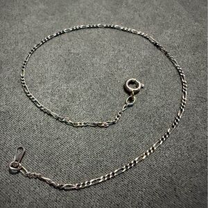 SILVER-TONE ANKLET FOR WOMEN – DAINTY CHAIN STYLE, 9” LENGTH